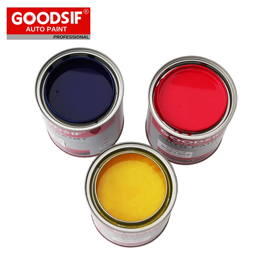 Two Component Acrylic Advanced Auto Paint Series Goodsif Automotive Enamel Lacquer Car Body Shop 2K Big Red Repair Automobile Paint