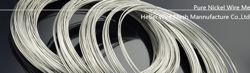 High Density 100 200 Mesh Pure Nickel Rotary Printing Nickel Wire Mesh Screen Wire Mesh Square Hole Wire Mesh