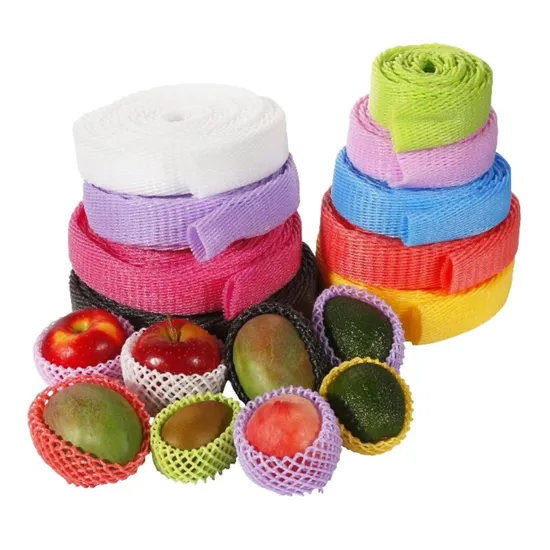 Common Single Layer Foam Net for Vegetable Transportation Protection 