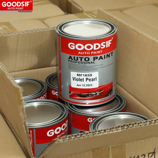 Car Paint Series 1K Solid Pearl Silver Color Automotive Refinish Lacquer Car Primer Auto Varnish Paints for Cars 