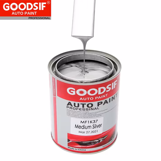 Automotive Refinish Car Paint Liquid Coating Acrylic Solvent Lacquer 2K Series Full Range Auto Paint for Buses Repair