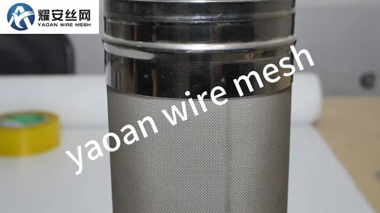 Stainless Steel Filter Element Metal Cartridge Filter Sintered Wire Mesh 