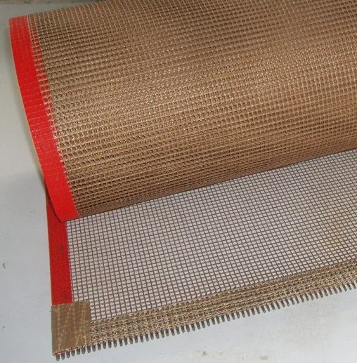 PTFE Fabricated Conveyor Belts Used in Food Drying Industry Kevlar Galss Fiber