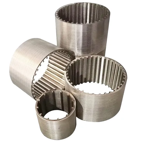 Stainless Steel 314 316 Wedge Wire Mesh with Od65mm Metal Pressure Vessel 