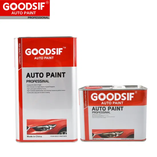 Two Component Acrylic Advanced Auto Paint Series Goodsif Automotive Enamel Lacquer Car Body Shop 2K Big Red Repair Automobile Paint