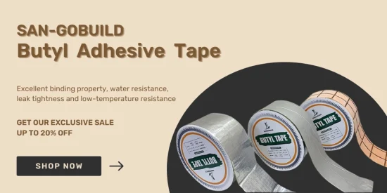 Wholesale High Elongation Roofing Leakage Tape Single Side Non