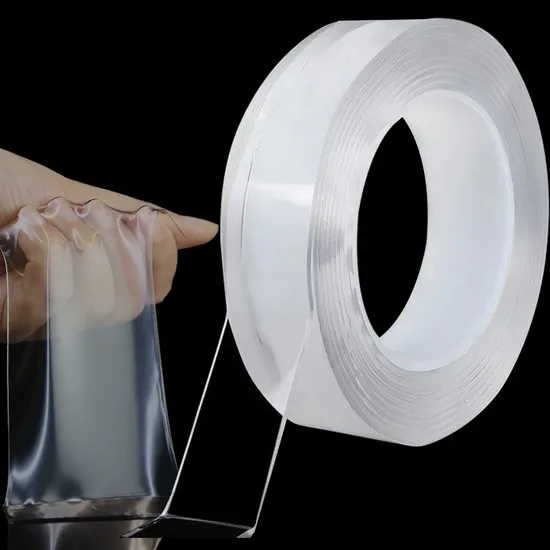 Nano Tape Customized Size Multipurpose High Bonding Washable Removable Nano Transparent Self Adhesive Double Sided Tape 