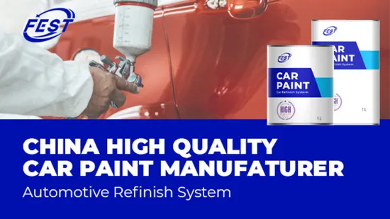High Quality Advanced Automobile Refinishing 1K Car Paint Acrylic Spray Paint Series Base Coat 