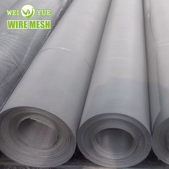 High Density 100 200 Mesh Pure Nickel Rotary Printing Nickel Wire Mesh Screen Wire Mesh Square Hole Wire Mesh