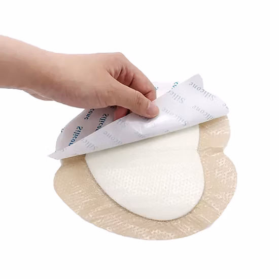 Silicone Gel Foam Dressings with Border High Absorbency