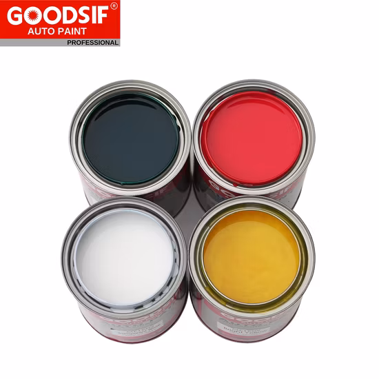 High Hardness Car Refinish Paint Goodsif 1K 2K Series Tinter System Clear Coat Auto Body Shop Repair Primer Automotive Paint