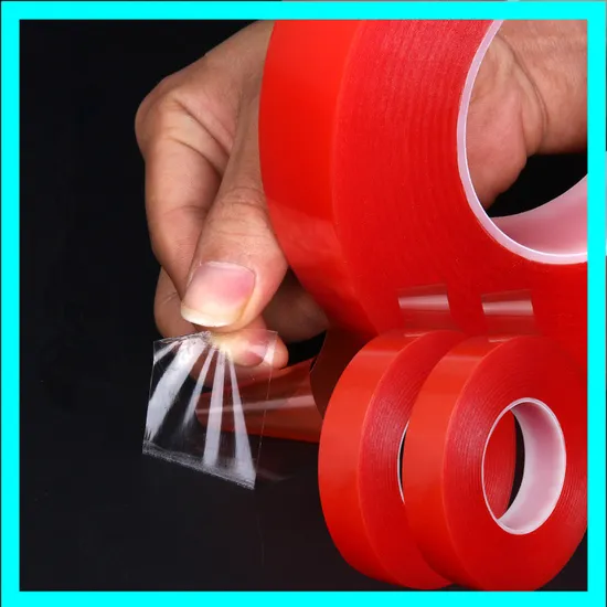 Industrial Weatherproof Strong Sticky Pet Double Sided Polyester Tape 