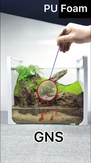 Special Color PU Foam Decoration Foam Sculpture Use for Fish Tank and Aquarium 