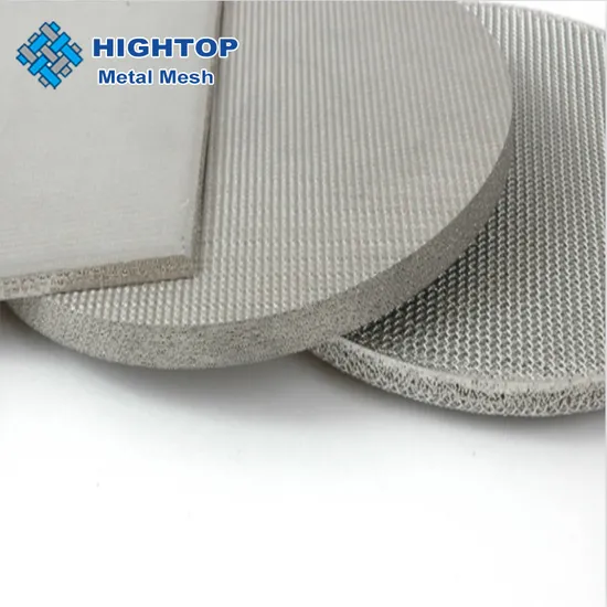 Sintered Stainless Steel Wire Mesh Filter Element for High